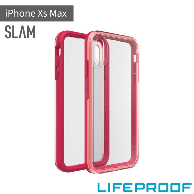 【LifeProof】iPhone Xs Max 6.5吋 SLAM 防摔保護殼(桃/粉)