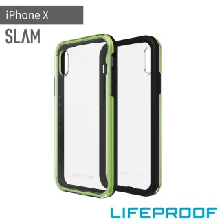【LifeProof】iPhone X 5.8吋 SLAM 防摔保護殼(黑/綠)