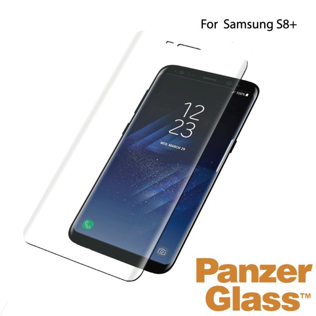 【PanzerGlass】Samsung Galaxy S8 Plus 6.2吋 3D耐衝擊高透鋼化玻璃保護貼(透明)