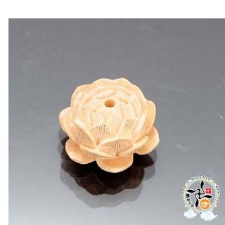 【十方佛教文物】蓮花黃陽木雕 配件飾品