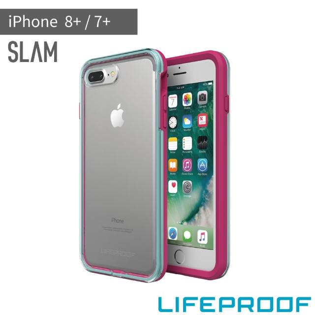 【LifeProof】iPhone 8+ / 7+ 5.5吋 SLAM 防摔保護殼(桃/青)