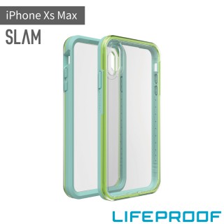 【LifeProof】iPhone Xs Max 6.5吋 SLAM 防摔保護殼(青/綠)