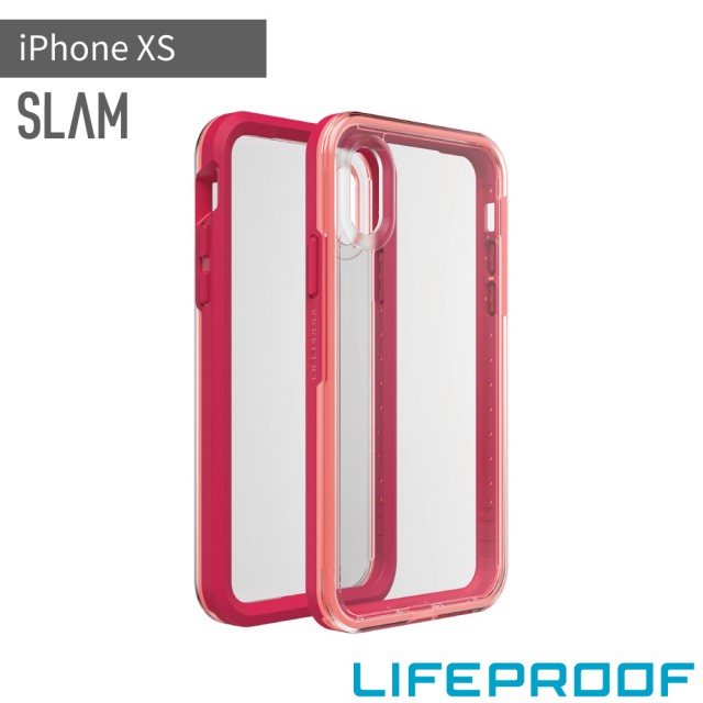 【LifeProof】iPhone XS 5.8吋 SLAM 防摔保護殼(桃/粉)