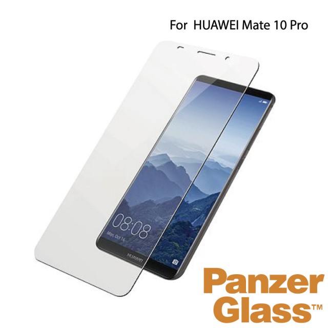 【PanzerGlass】HUAWEI Mate 10 Pro 6吋 2.5D耐衝擊高透鋼化玻璃保護貼(黑)
