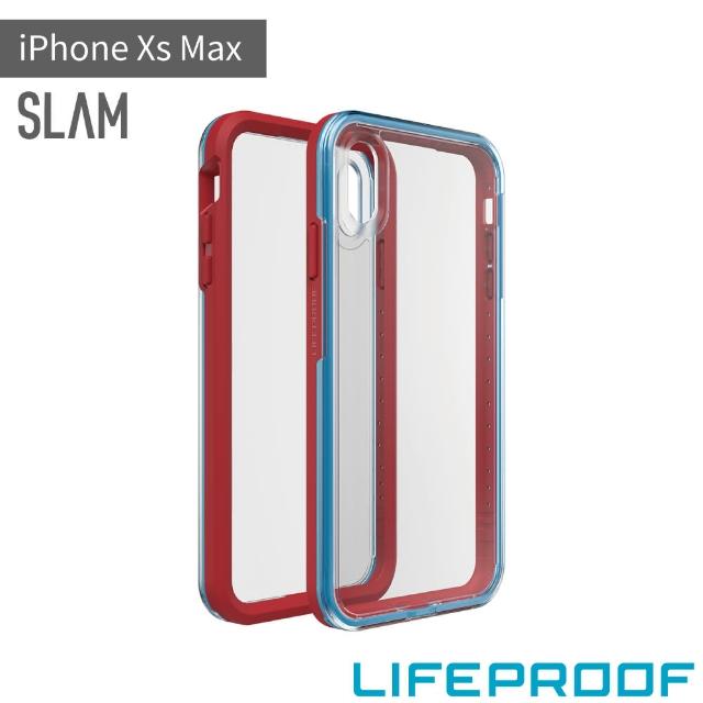 【LifeProof】iPhone Xs Max 6.5吋 SLAM 防摔保護殼(紅/藍)