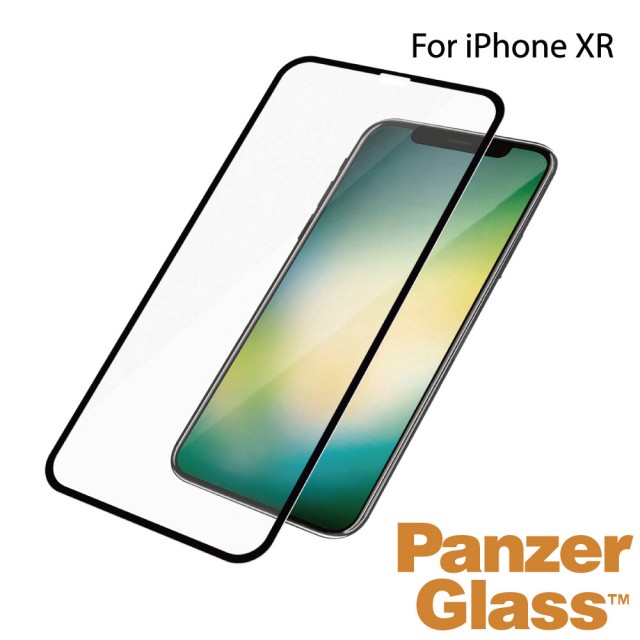 【PanzerGlass】iPhone XR 6.1吋 3D耐衝擊高透鋼化玻璃保護貼(黑)