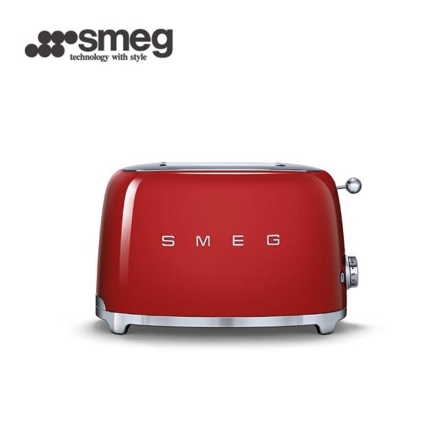 【SMEG】2片式烤麵包機-魅惑紅(TSF01RDUS 公司貨)