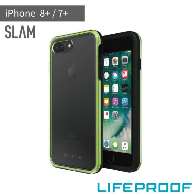 【LifeProof】iPhone 8+ / 7+ 5.5吋 SLAM 防摔保護殼(黑/綠)