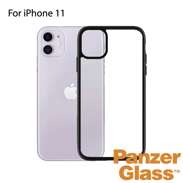 【PanzerGlass】iPhone 11 6.1吋 耐衝擊強化輕薄漾玻黑框防摔殼