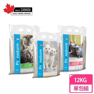 【Pronature 創鮮】加拿大凝結抗菌貓砂.礦砂12kg(三種可選)