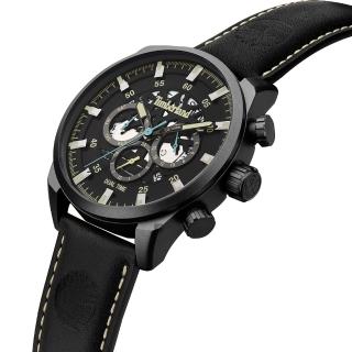 【Timberland】天柏嵐 兩地時間多功能日期手錶-46mm(TDWGF2100601)