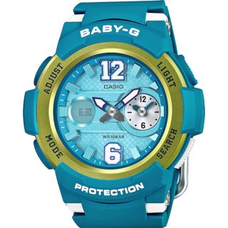 【CASIO 卡西歐】Baby-G 活力甜心運動休閒腕錶-藍(BGA-210-2BDR)