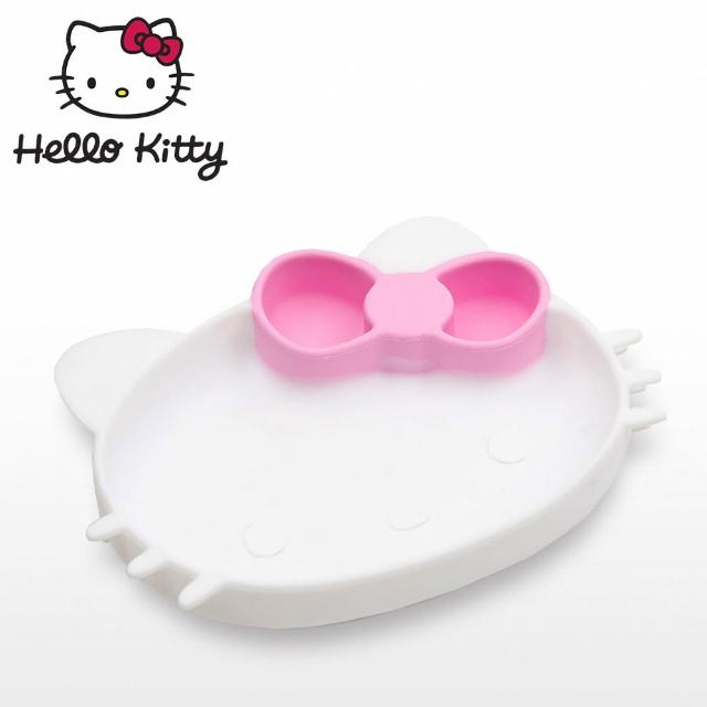 【Bumkins】寶寶矽膠餐盤(Hello Kitty)