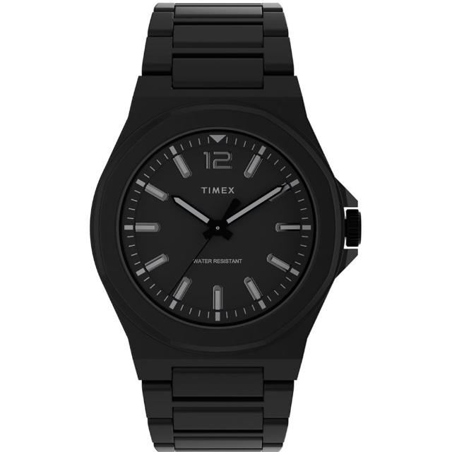 【TIMEX】天美時 風格系列 簡約率性手錶(黑 TXTW2U42300)