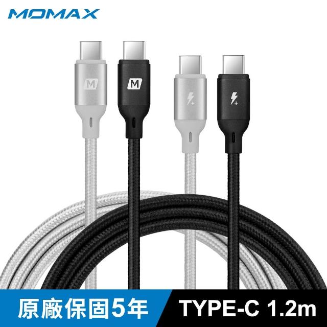 【MOMAX】Go Link Type-C to Type-C PD傳輸線1.2m