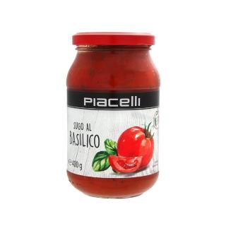 【Piacelli】義大利羅勒番茄醬400g