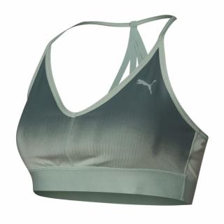 【PUMA】運動內衣 訓練系列Risktaker低衝擊運動內衣 女款 綠色(52177477)