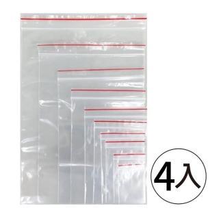 3號 PE透明夾鏈袋(4袋1包)