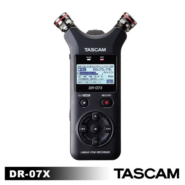 【TASCAM】DR-07X 攜帶型數位錄音機(原廠公司貨)