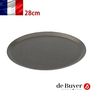 【de Buyer 畢耶】『不沾烘焙系列』鋁製圓形比薩烤盤28cm