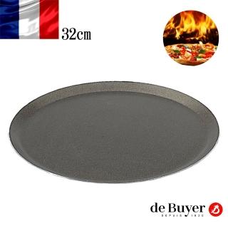 【de Buyer 畢耶】『不沾烘焙系列』鋁製圓形比薩烤盤32cm