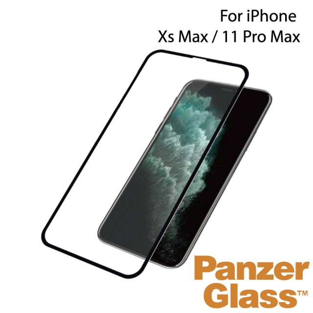 【PanzerGlass】iPhone 11 Pro Max 6.5吋 2.5D耐衝擊高透鋼化玻璃保護貼(黑)