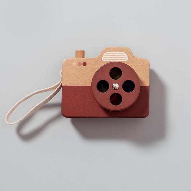 【荷蘭Petit Monkey】經典木玩-可可相機(相機玩具)