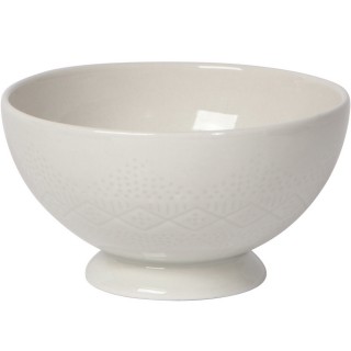 【NOW】刻紋石陶餐碗 圖騰灰11.5cm(飯碗 湯碗)
