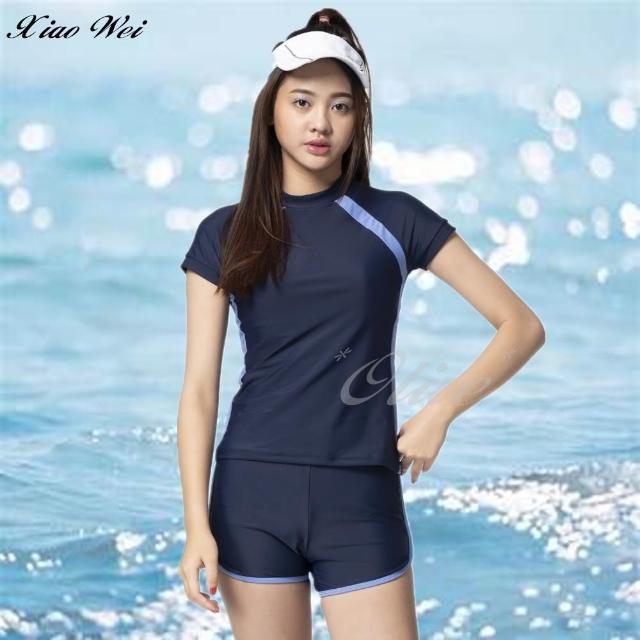 【SARLEE 沙麗】流行大女短袖二件式泳裝(NO.201118)