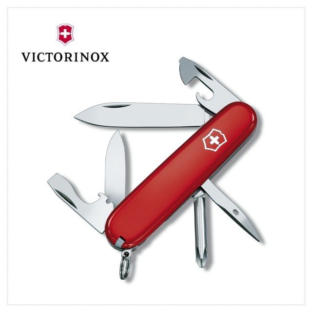 【VICTORINOX 瑞士維氏】Hiker13用瑞士刀/紅(1.4613)