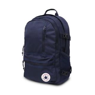 【CONVERSE】後背包 Classic Backpack 男女款 匡威 大容量 外出 旅行 上學 基本款 藍 白(10021138A02)
