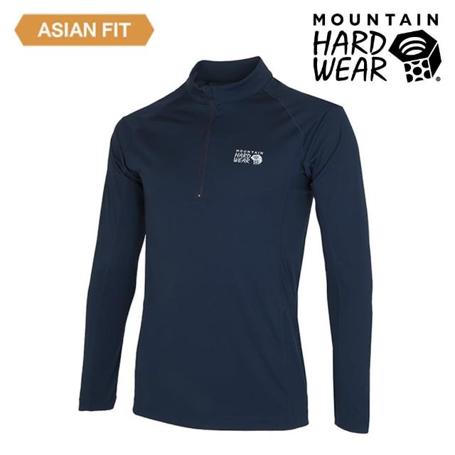 【Mountain Hardwear】Estero Long Sleeve Zip T 彈性快乾長袖拉鍊排汗衣 男款 海軍藍 #OE1244