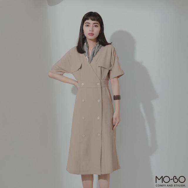 【MO-BO】復刻重現修身A LINE洋裝(洋裝)