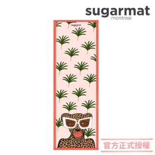 【加拿大Sugarmat】麂皮絨天然橡膠瑜珈墊 3.0mm(時髦美洲豹Kiss & Make Up)