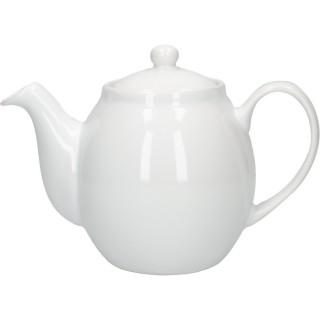 【KitchenCraft】陶製茶壺 白500ml(泡茶 下午茶 茶具)