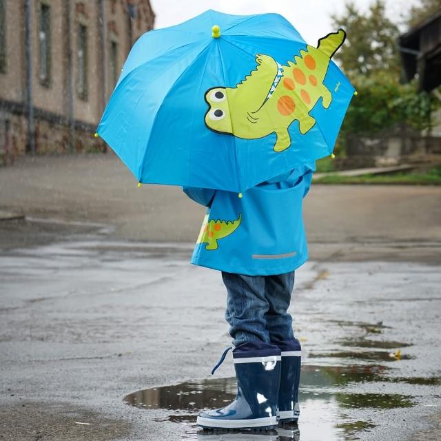 【Playshoes】3D立體兒童雨傘-鱷魚(晴雨傘)