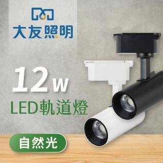 【大友照明】12W LED 軌道燈 - 自然光(軌道燈)