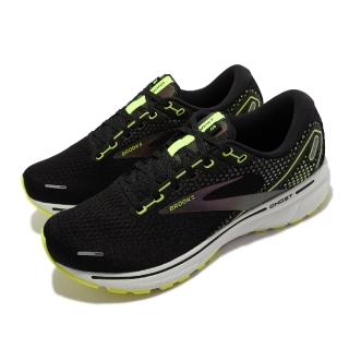 【BROOKS】慢跑鞋 Ghost 14 運動休閒 男鞋 避震科技 穩定 3D彈力列印科技 輕量 黑 黃(1103691D050)