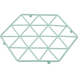 【Premier】Vertex六角金屬隔熱墊 綠(桌墊 鍋墊 餐墊 耐熱墊 杯墊)