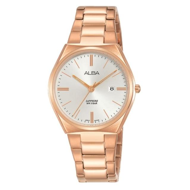 【ALBA】經典玫瑰金時尚腕錶(VJ22-X301K/AH7T36X1)