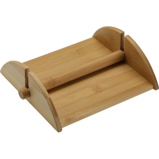 【VERSA】竹製餐巾紙架 21.5cm(紙巾架 面紙盒 紙巾盒 衛生紙盒)