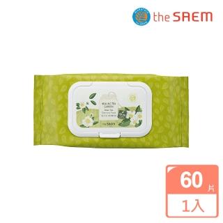 【韓國the SAEM】療癒茶園綠茶卸妝濕巾-60抽(總代理公司貨)