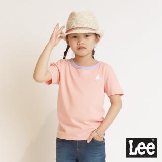 【Lee 官方旗艦】童裝 短袖T恤 / 粉彩帆船 兔兔粉 標準版型(LL2001973XW)