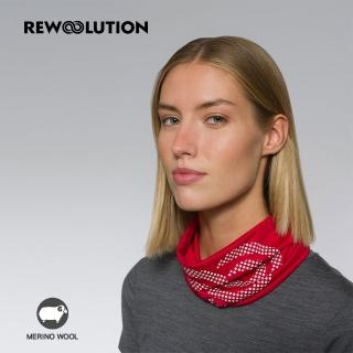【Rewoolution】FAREO 190g 羊毛脖圍[寶石紅/火紅/碳灰]REAB2NAP01(美麗諾羊毛 脖圍 輕量透氣)