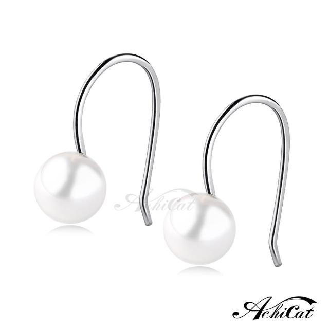 【AchiCat】珍珠耳環．耳針式(新年禮物．情人節禮物)