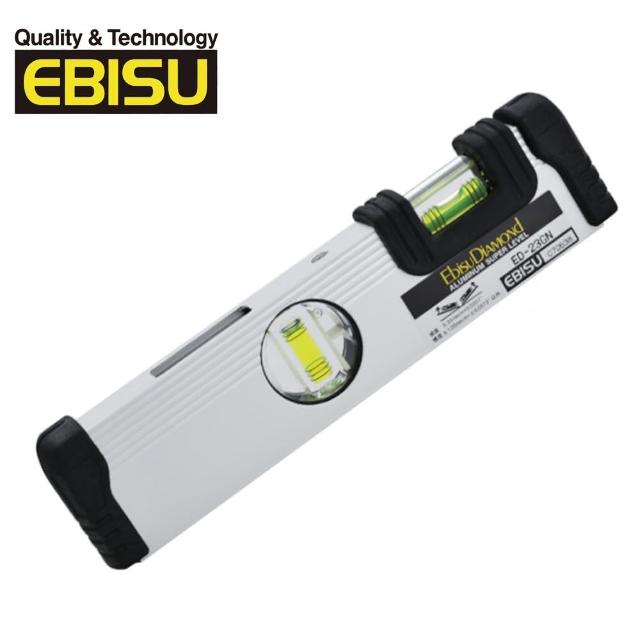 【EBISU】G 耐衝擊水平尺 -無磁 -230mm(ED-23GN-9)