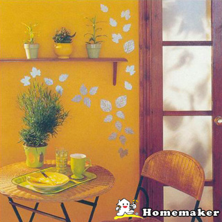 【Homemake】Readyroll 銀色葉子 金屬創意貼飾ML103-61500