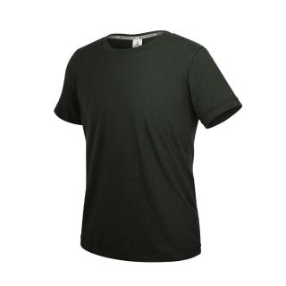 【HODARLA】ZERO DRY男女款機能排汗棉短袖T恤-台灣製 抗UV 反光 上衣 慢跑 黑(3158403)