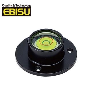 【EBISU】丸型水平氣泡管-鋁框 -33×11.5mm(R16T)