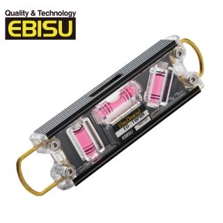 【EBISU】雙吊掛式強磁水平尺 -3粉泡(ED-TBPBR)